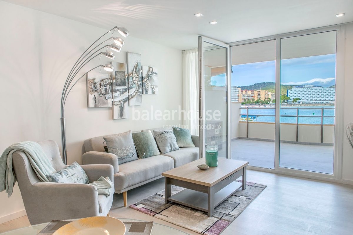Bright, beautiful maisonette with fantastic first sea line views