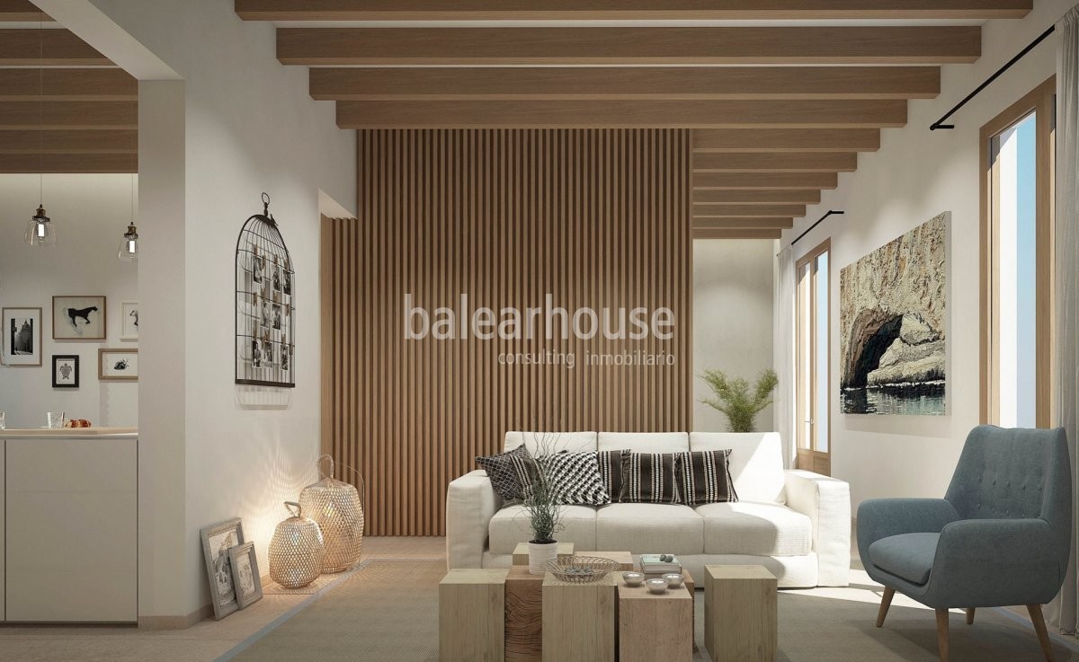 Tradition and design in this new construction apartment privilegedly located in Santa Catalina.