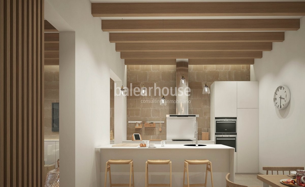 Tradition und Design in dieser Neubauwohnung in bevorzugter Lage in Santa Catalina.