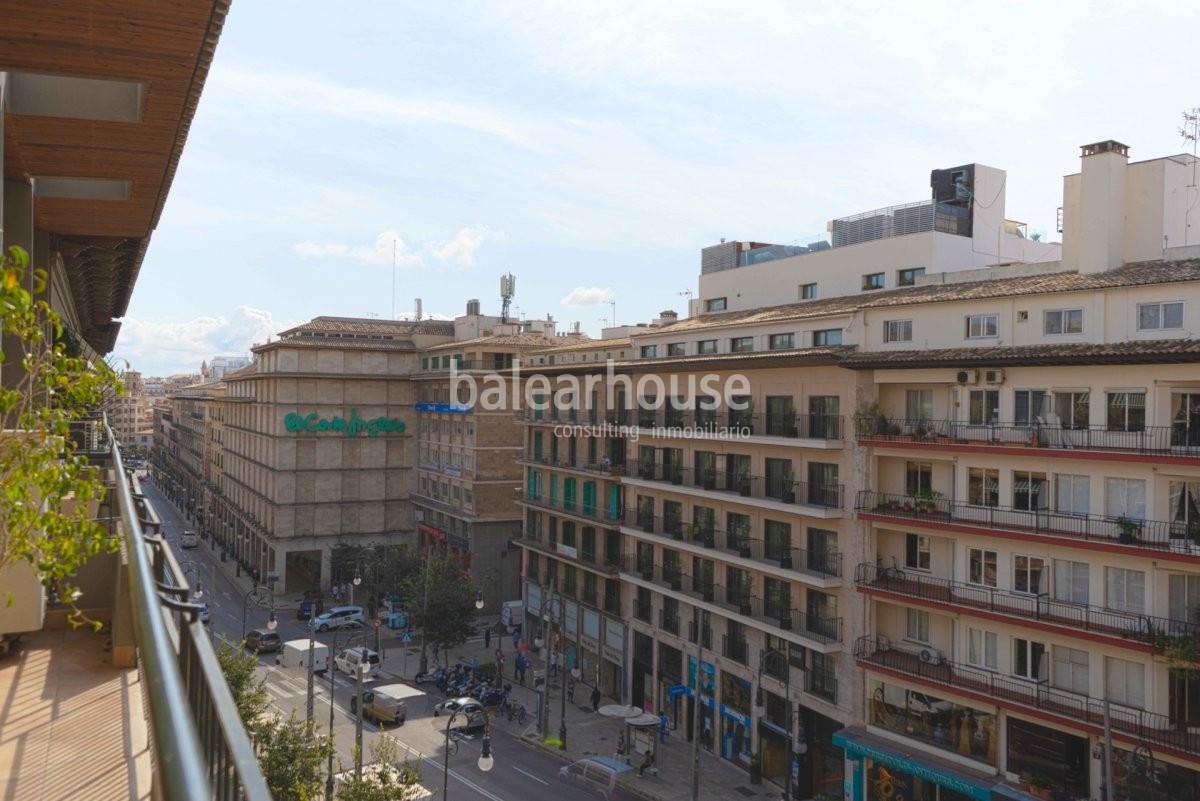 Exklusive elegante Wohnung mit großen Abmaßen am noblem Boulevard Avenida Jaime III