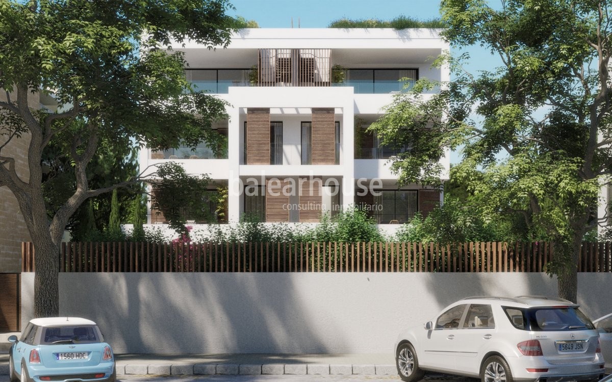 Current new construction project in a quiet and green environment of Palma where you want to live