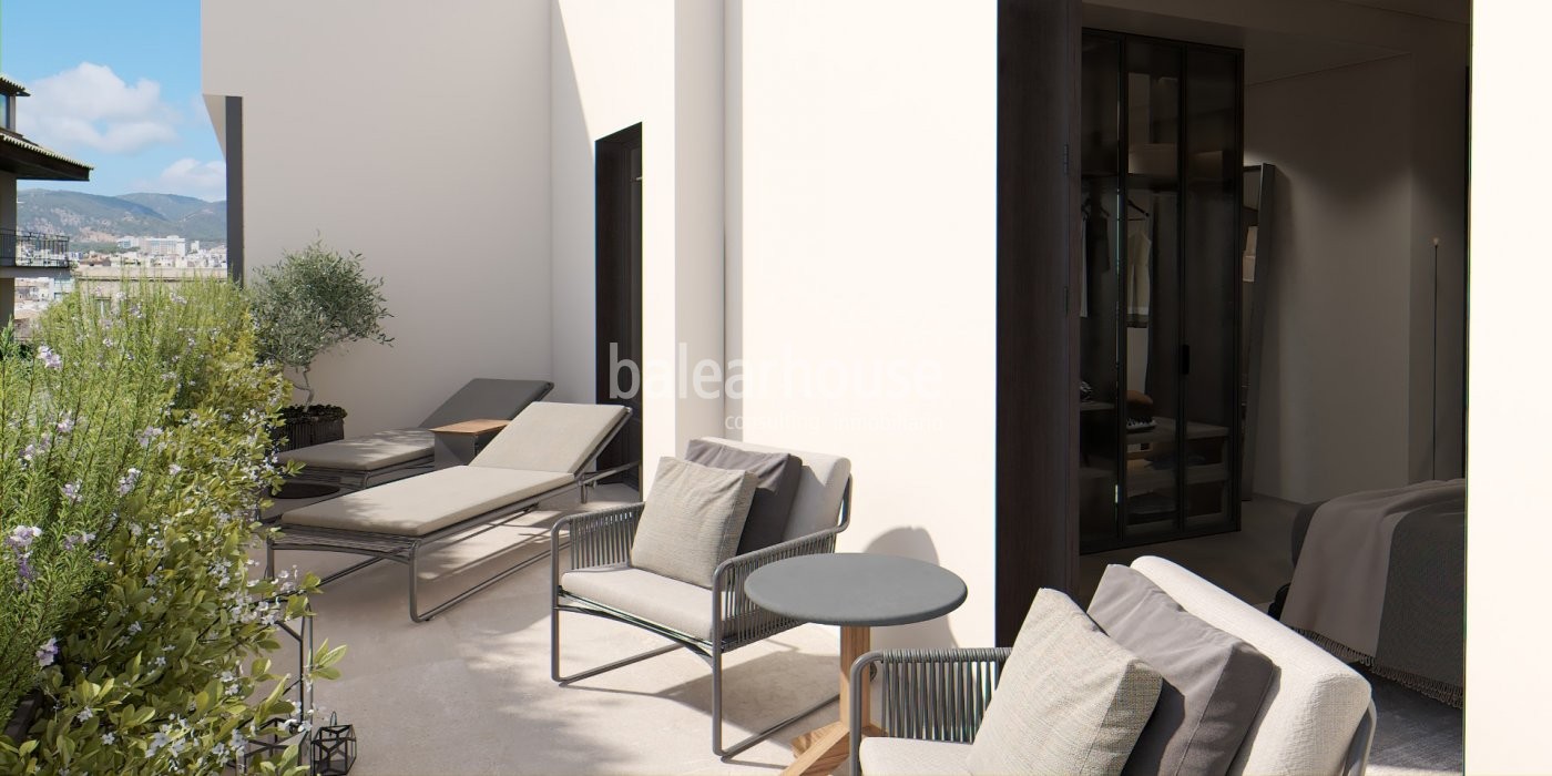 Elegant penthouse with an impeccable modern design and the best qualities in the heart of Palma.