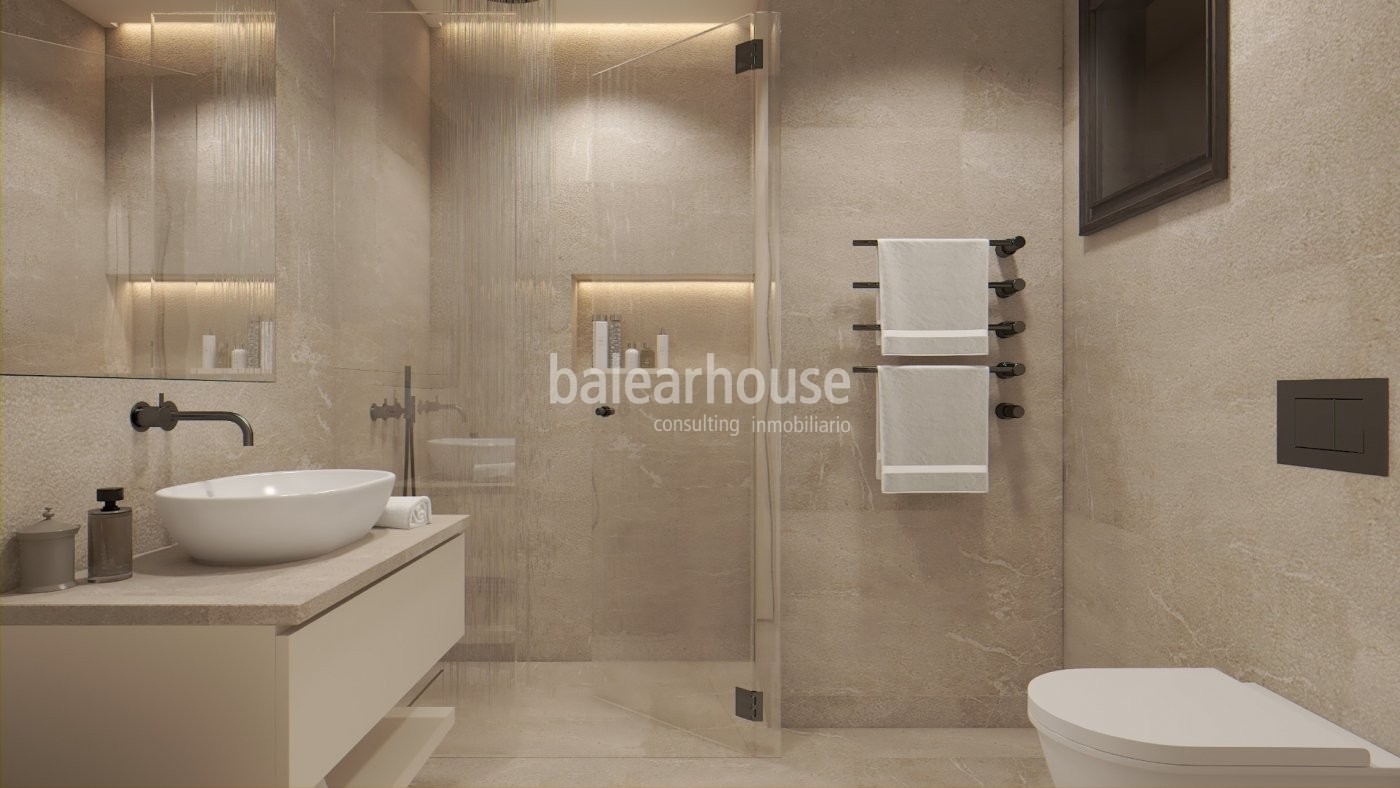 Elegantes Penthouse mit tadellosem, modernem Design und den besten Qualitäten im Herzen von Palma.