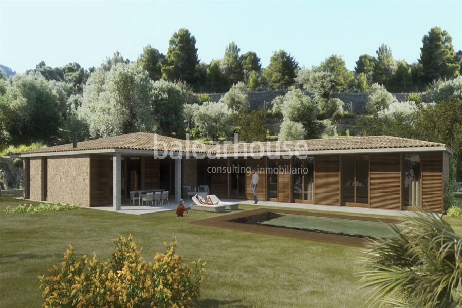 Finca moderna en la Sierra Tramuntana