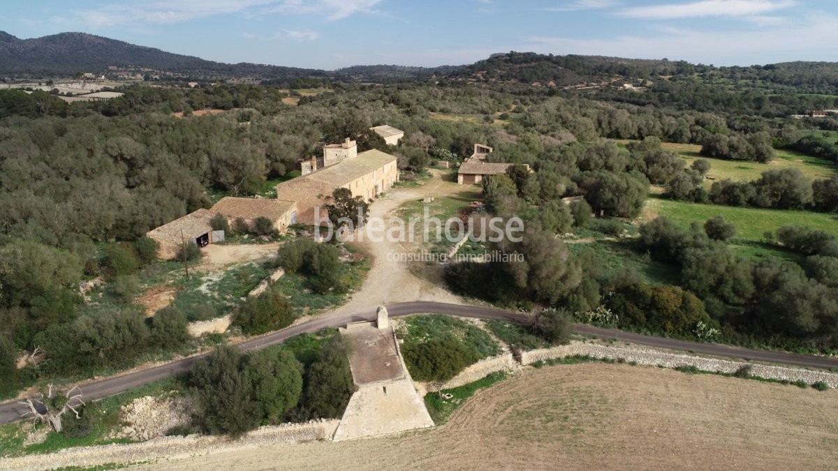 Espectacular terreno con edificación y licencia para nueva construcción en un bello entorno natural