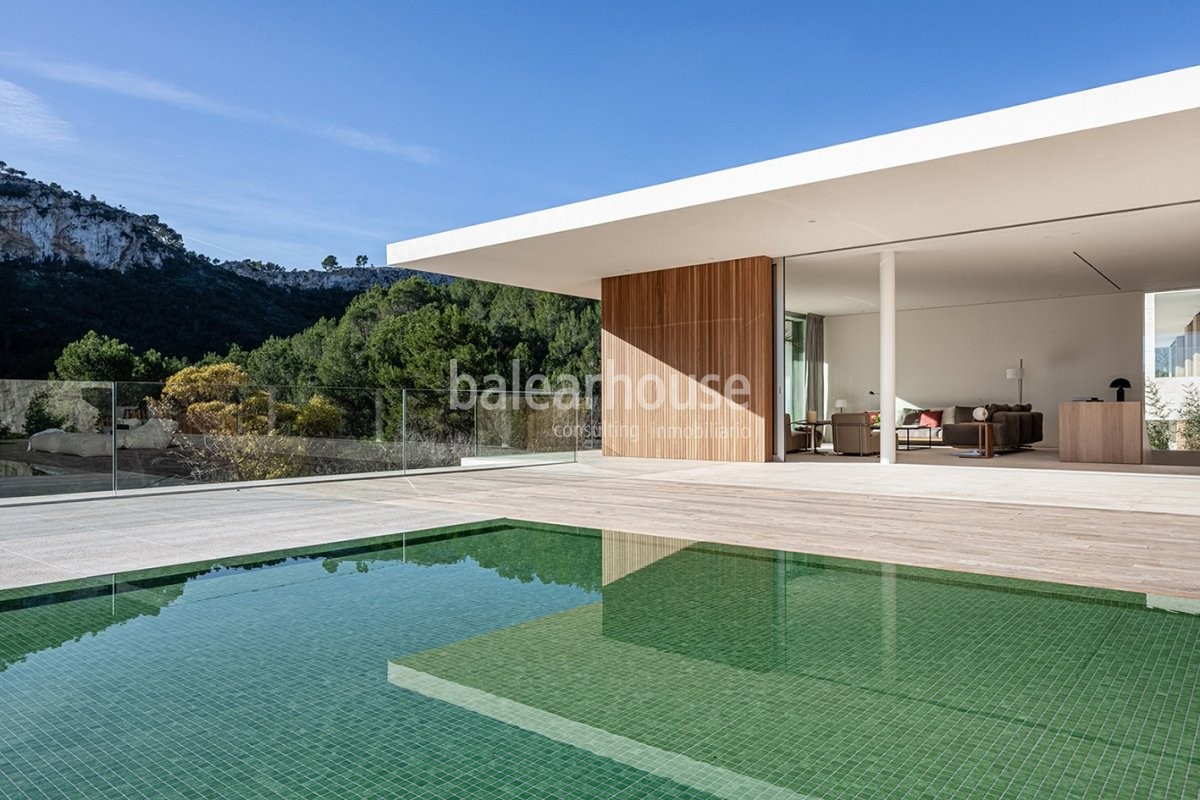 Modernstes Design mit wunderschönen Blicken auf die grüne Umgebung in Son Vida