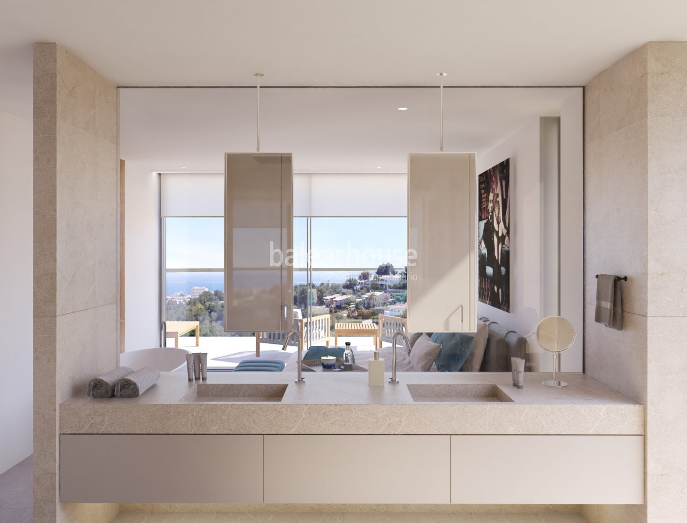 Espectacular villa moderna de nueva construcción con vistas al mar en Costa den Blanes
