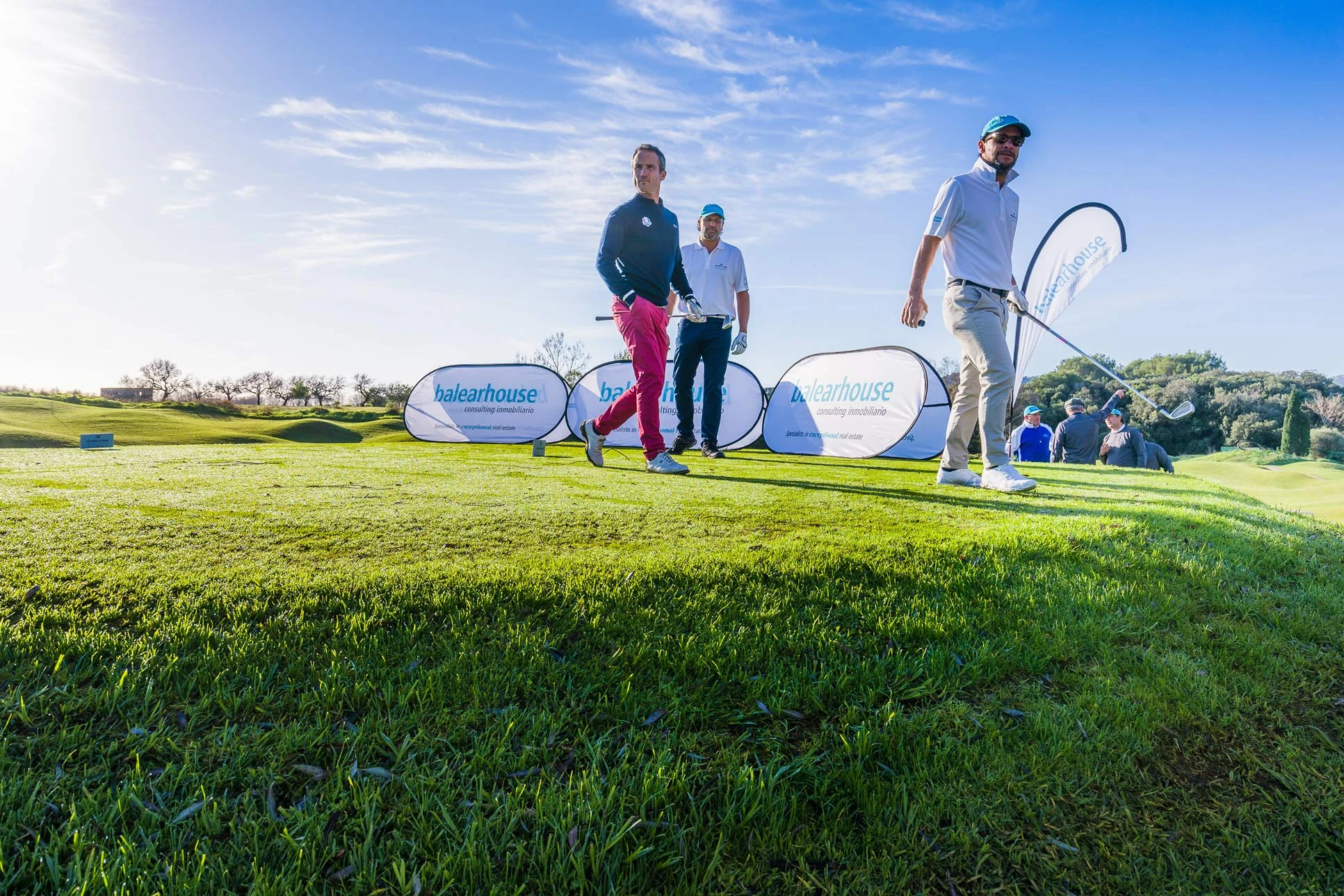 Balearhouse con la VI edición del Torneo de Golf Olazábal & Nadal Invitational by Pula Golf Resort donde deporte y gastronomía se unen con fines benéficos.