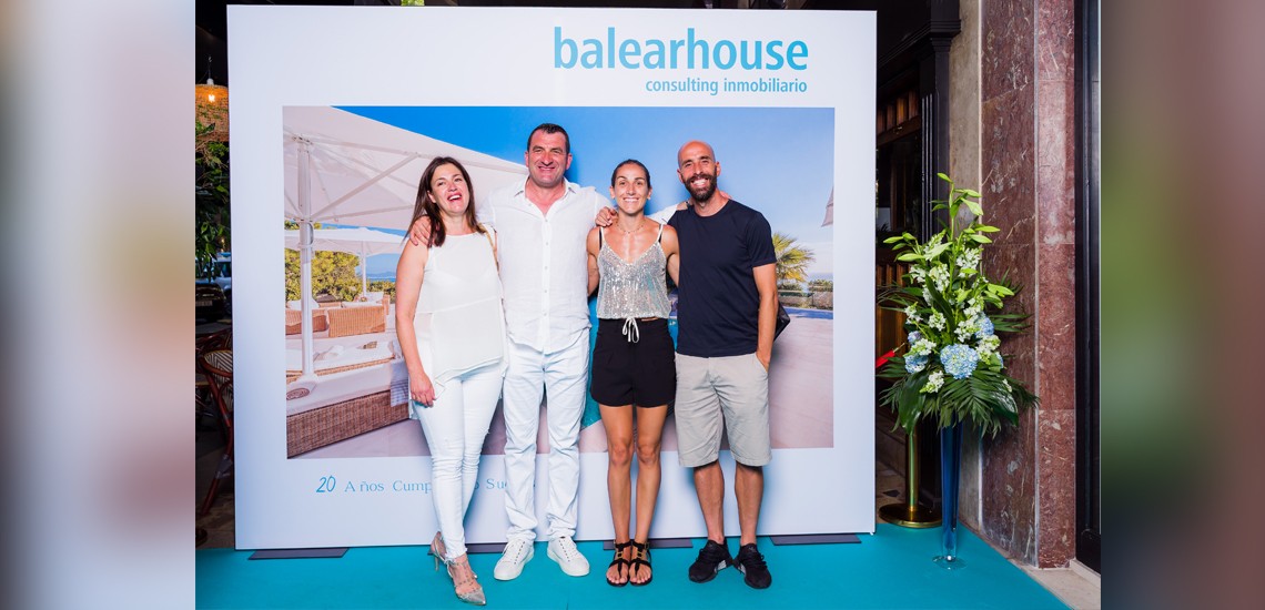 Phantastische Eröffnungsfeier des neuen Büros von Balearhouse am Paseo Mallorca in Palma