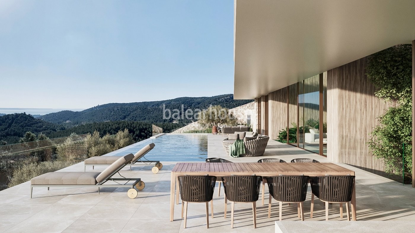 Excelente solar en Son Vida con vistas únicas al mar y a Palma