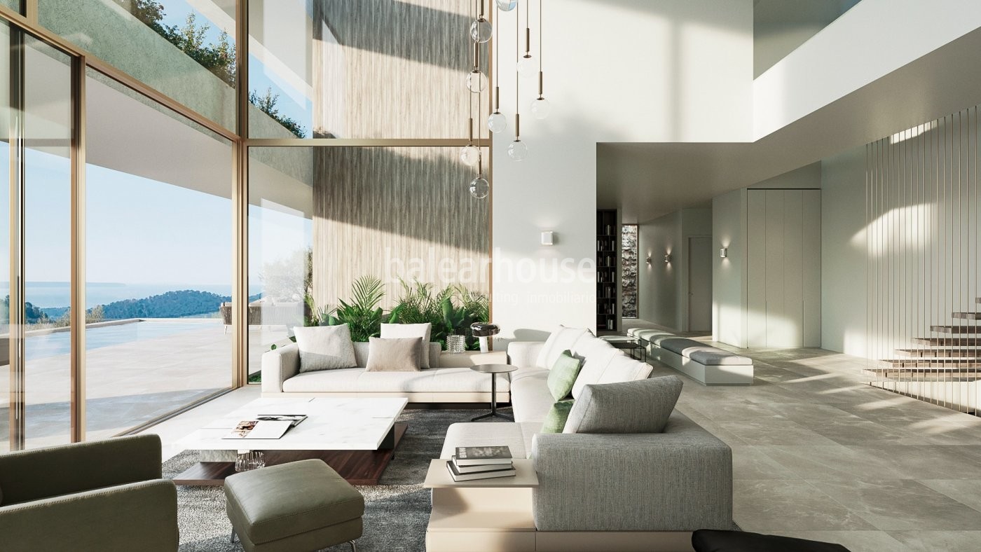 Excelente solar en Son Vida con vistas únicas al mar y a Palma