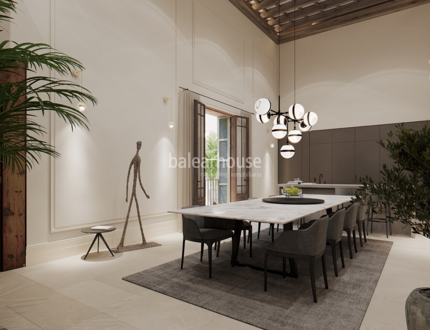 Excelente vivienda dúplex, moderna y acogedora, en el casco histórico de Palma.