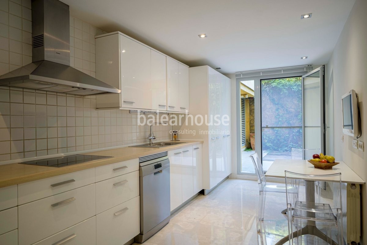 Bright and spacious ground floor apartment with private garden in the stunning Sol de Mallorca area.