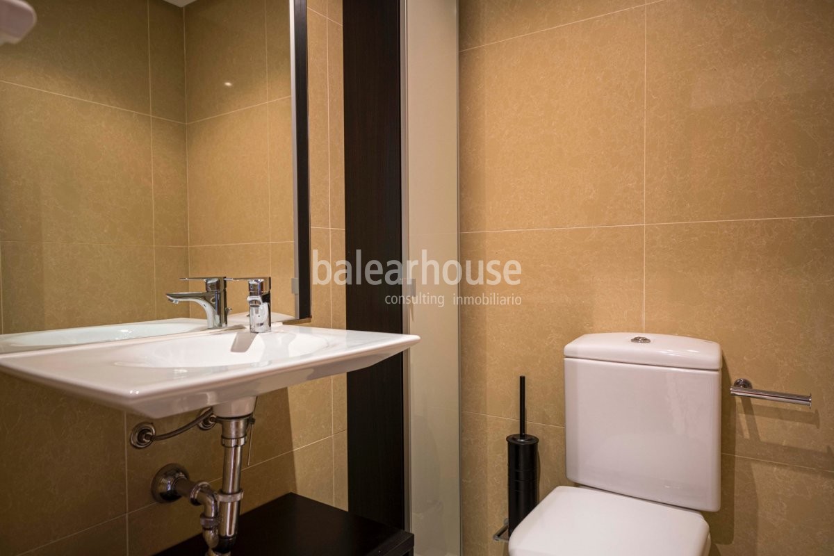Bright and spacious ground floor apartment with private garden in the stunning Sol de Mallorca area.