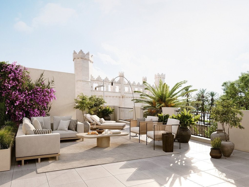 Außergewöhnliches Penthouse mit spektakulärer Aussicht in La Lonja