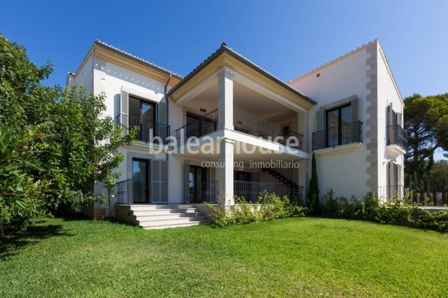 Esencia mediterránea y diseño a estrenar en esta fabulosa Villa con ubicación de alto nivel