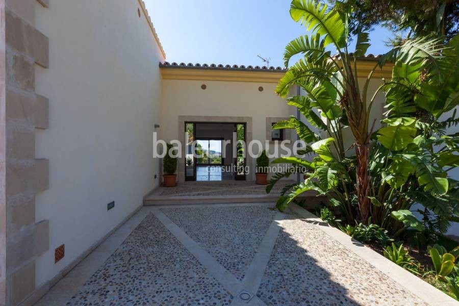 Esencia mediterránea y diseño a estrenar en esta fabulosa Villa con ubicación de alto nivel