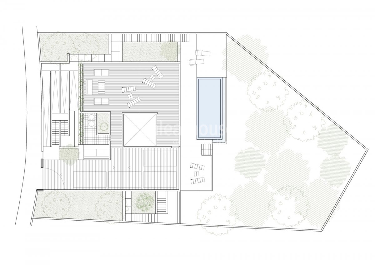 Neue und zeitgemäße Villa in Neubau, die maximales Wohlbefinden an der Costa d'en Blanes bietet.