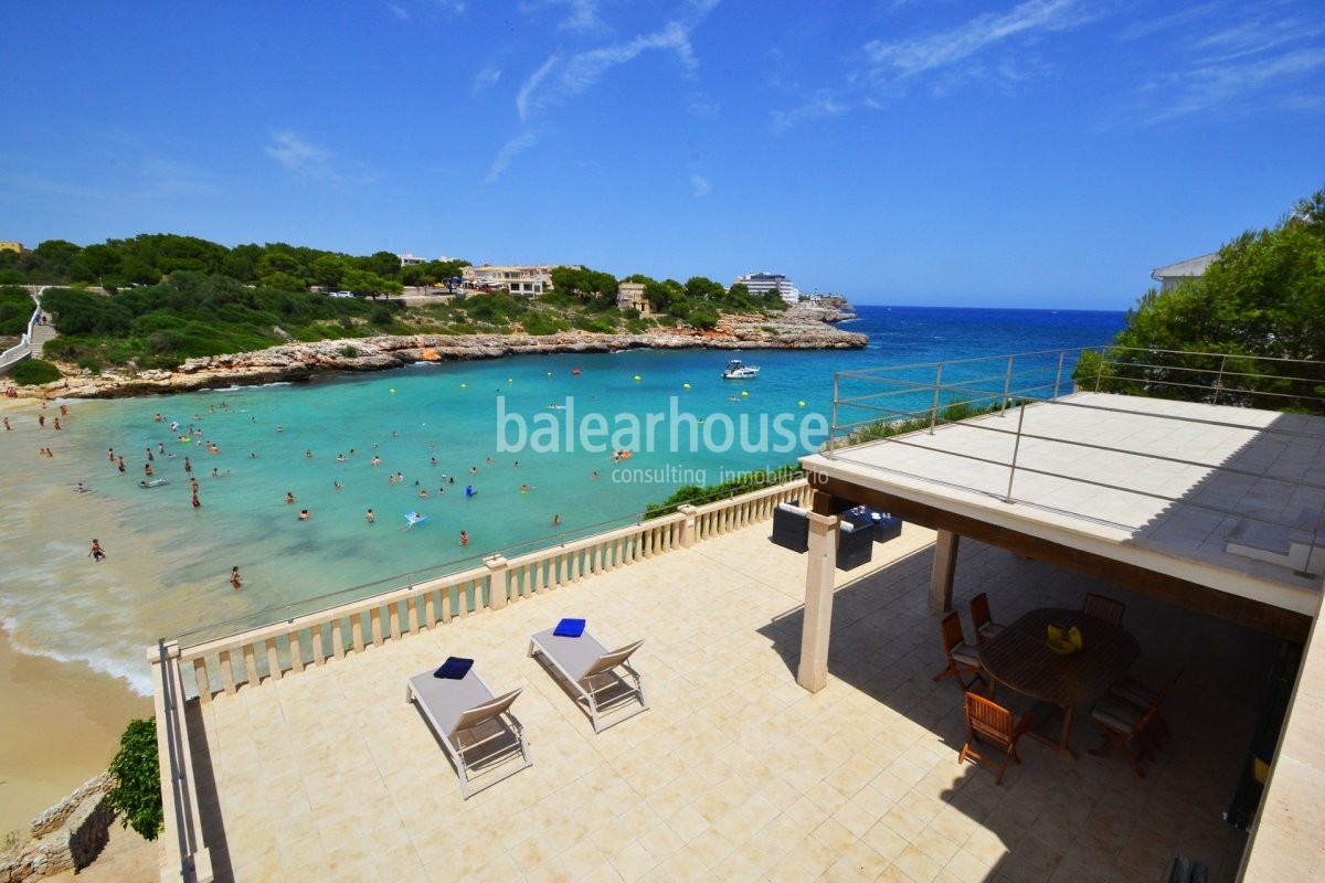 Las vistas lo invaden todo en esta gran casa mallorquina con acceso directo al mar en Cala Marçal