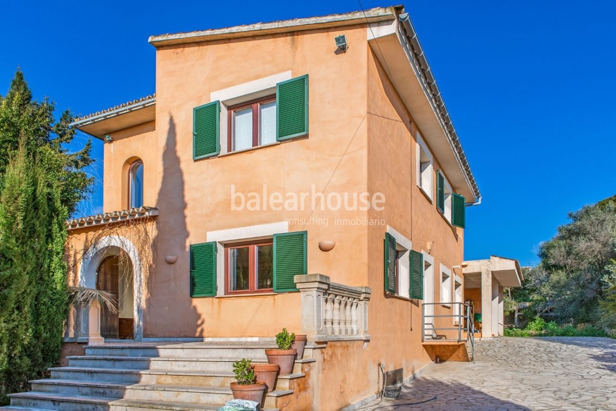 Tradición y calidez en esta Villa abierta a la naturaleza mallorquina en Establiments