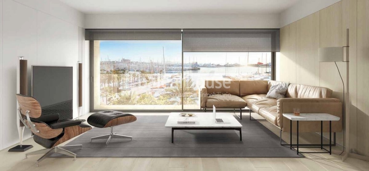 Exclusive new flats on the seafront of Palma where you can live the most contemporary luxury.