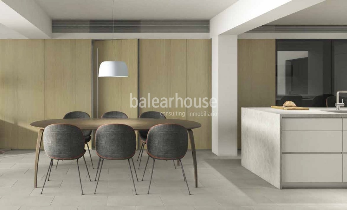 Exclusive new flats on the seafront of Palma where you can live the most contemporary luxury.