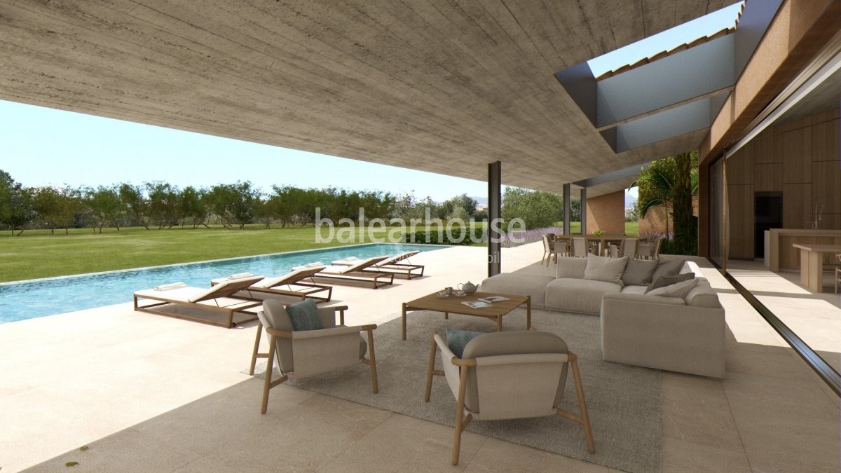 Baugrundstück in Son Gual mit Lizenz und fantastischer Aussicht