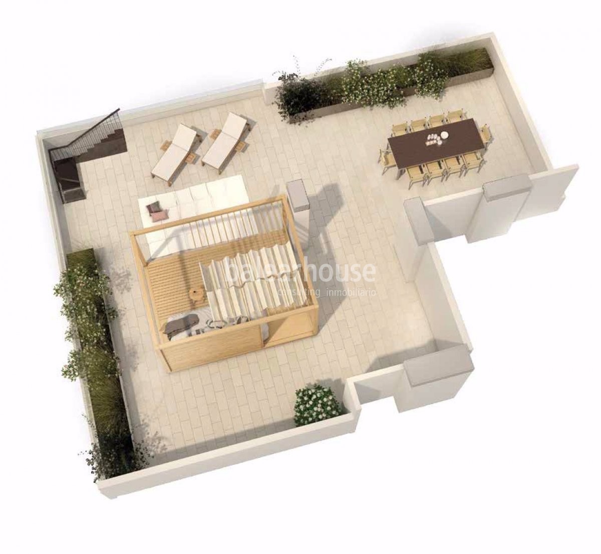 Neubauwohnungen in einer gepflegten Anlage mit Pool und Garten nahe Golfplatz in Palma