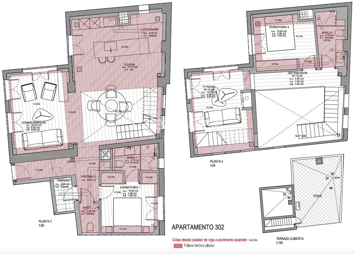 Hervorragendes neues Penthouse mit elegantem, lichtdurchflutetem Design im historischen Zentrum