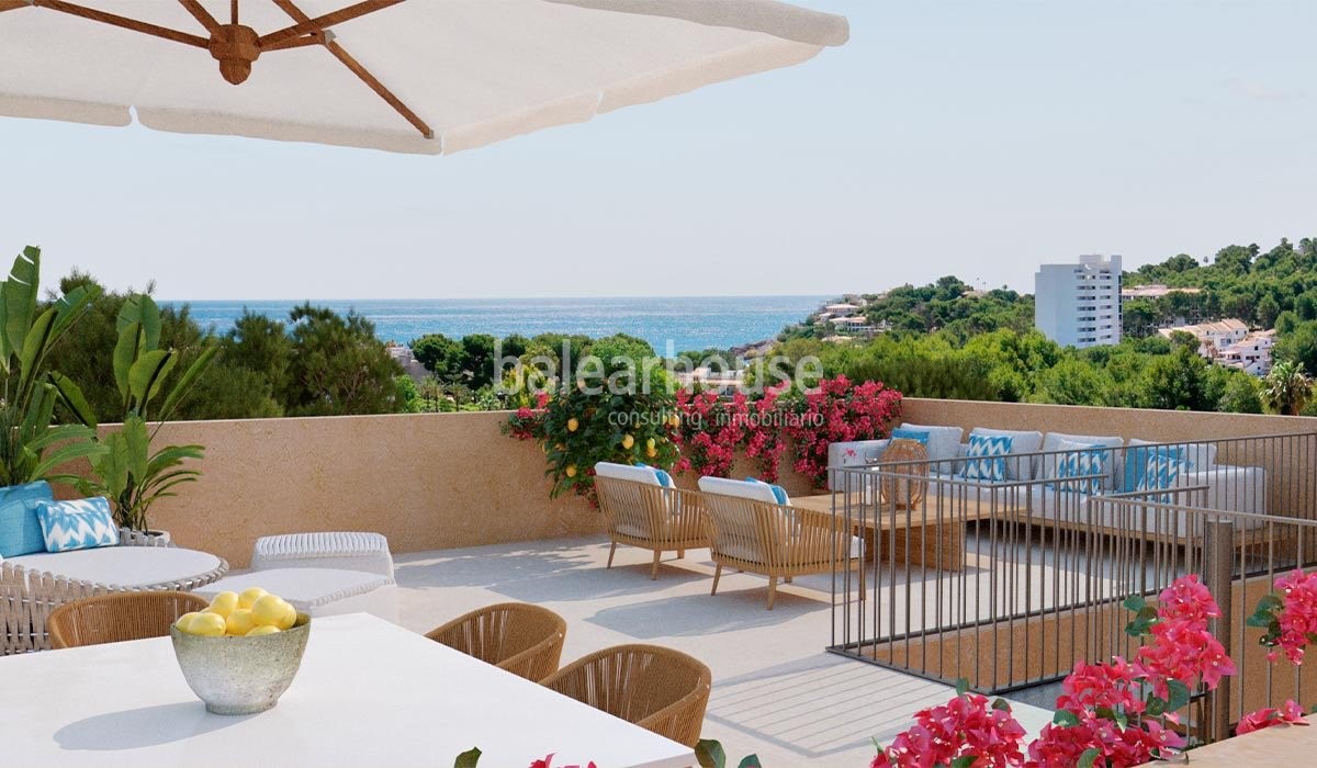 Calidad y bienestar en este proyecto de chalets cerca de preciosas playas en el este de Mallorca.