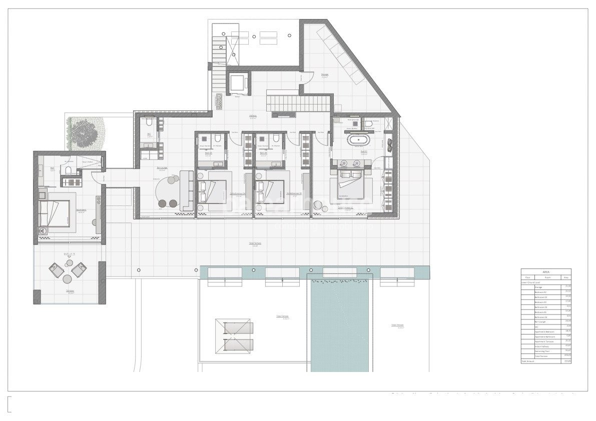 Spektakuläre neu fertiggestellte Designervilla mit wunderschönem Meerblick