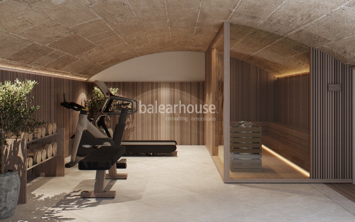 Magnificent palace floor with garden, modern and cosy, in the historic centre of Palma.