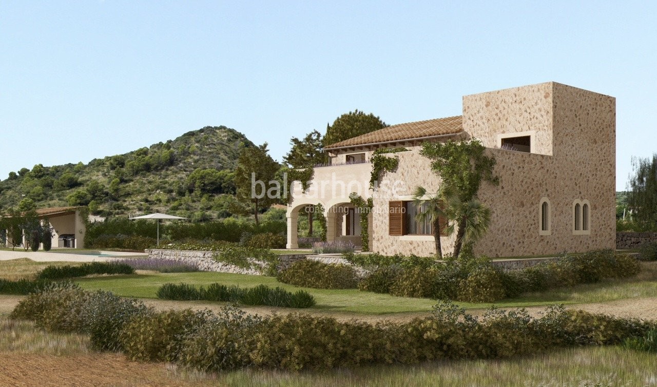 Beautiful newly built finca next to the golf course full of light, comfort and close to beaches