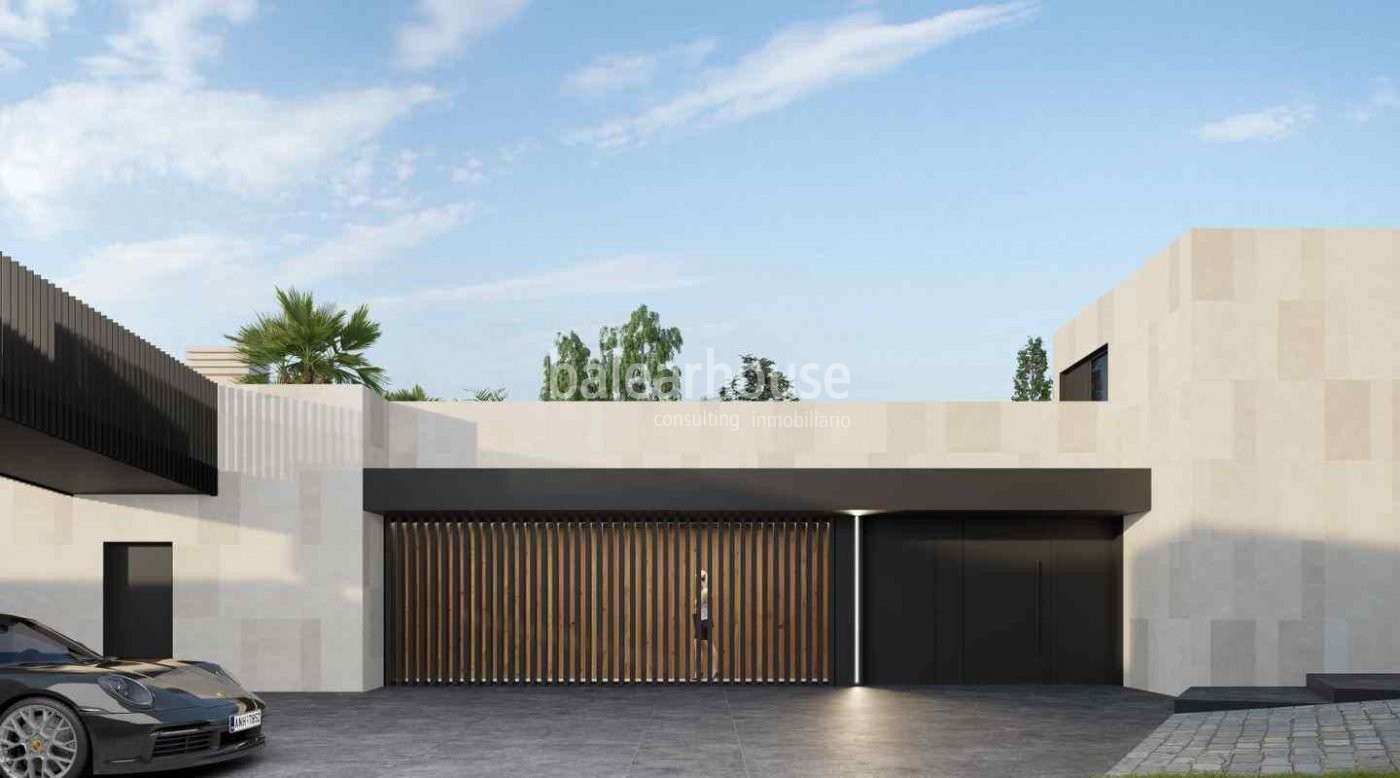 Design and spectacular city views come together in this newly built villa in Son Vida.