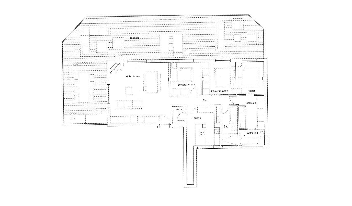 Spektakuläres, renoviertes Penthouse mit Panoramablick in Strandnähe.