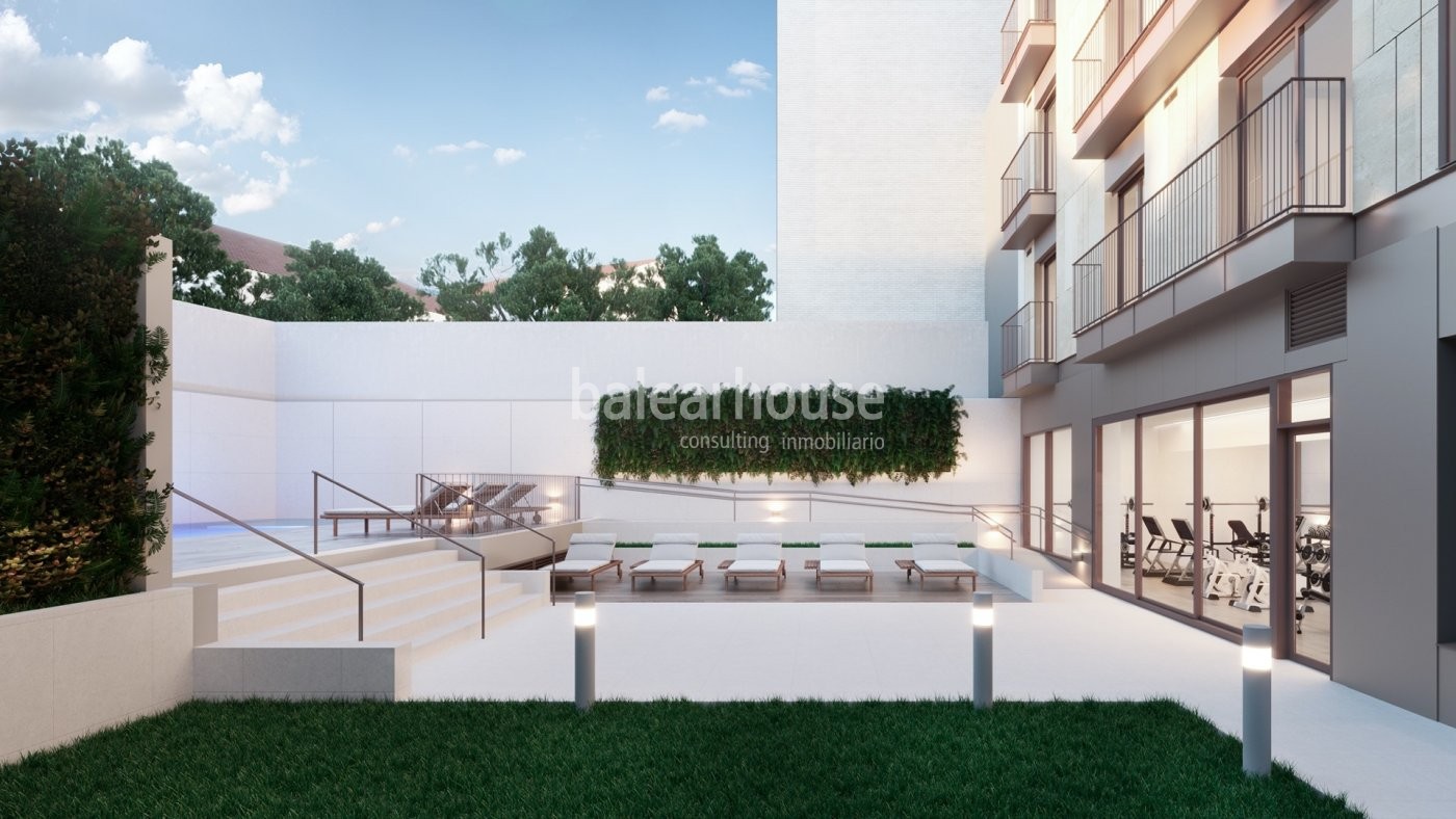 Ausgezeichnetes neues Wohnprojekt im Zentrum von Palma mit modernstem Design