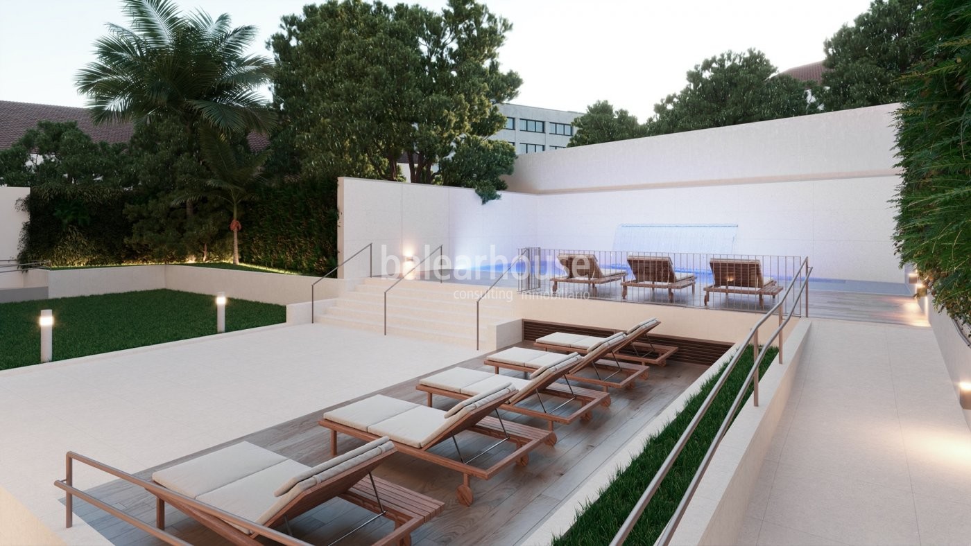 Ausgezeichnetes neues Wohnprojekt im Zentrum von Palma mit modernstem Design