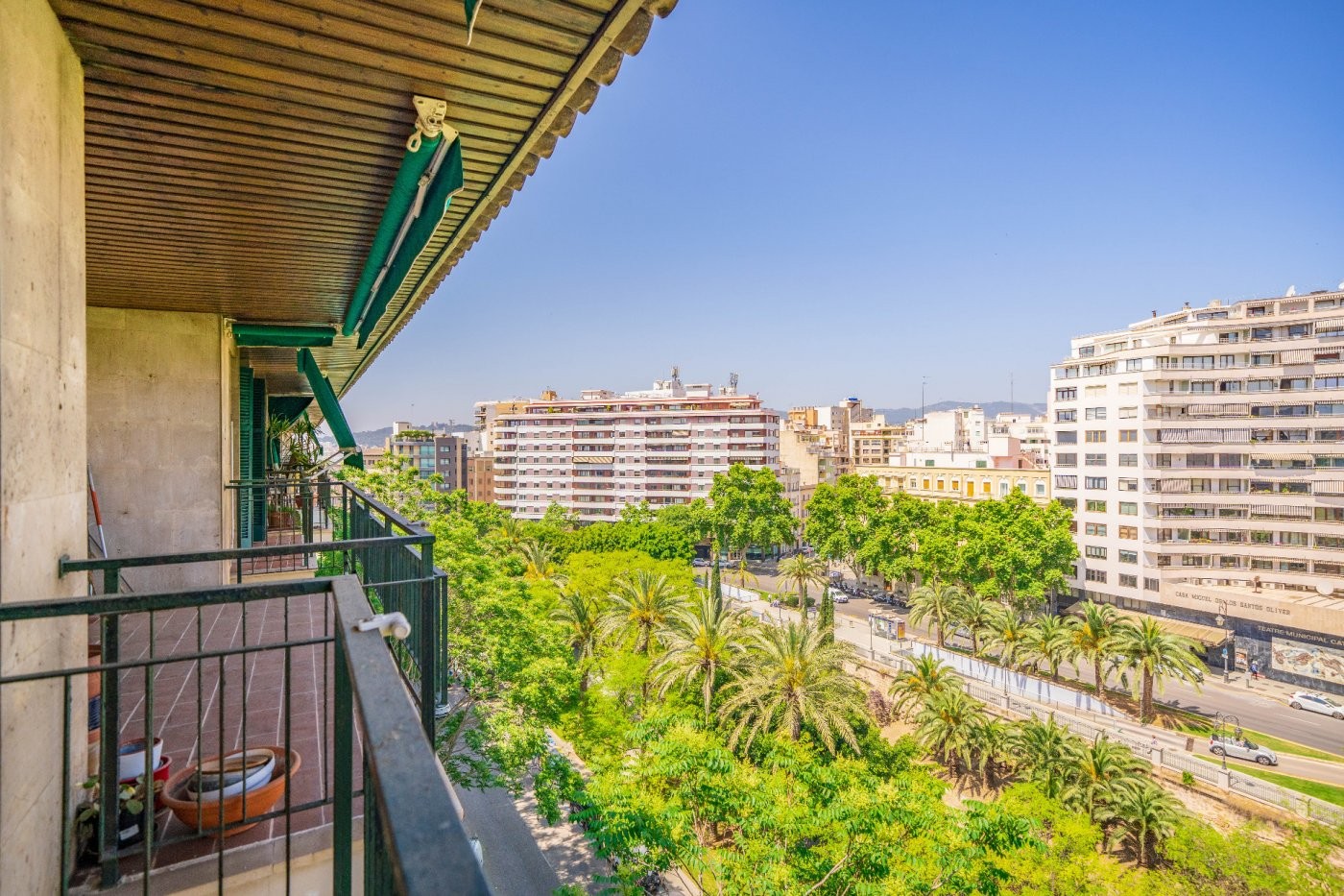 Piso con terrazas y vistas espectaculares en Paseo Mallorca