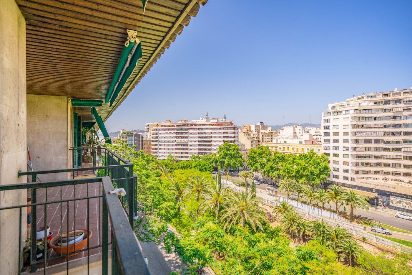 Apartment with terraces and spectacular views on Paseo Mallorca