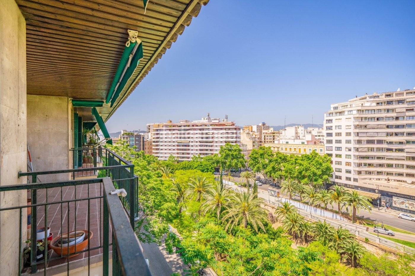 Apartment with terraces and spectacular views on Paseo Mallorca