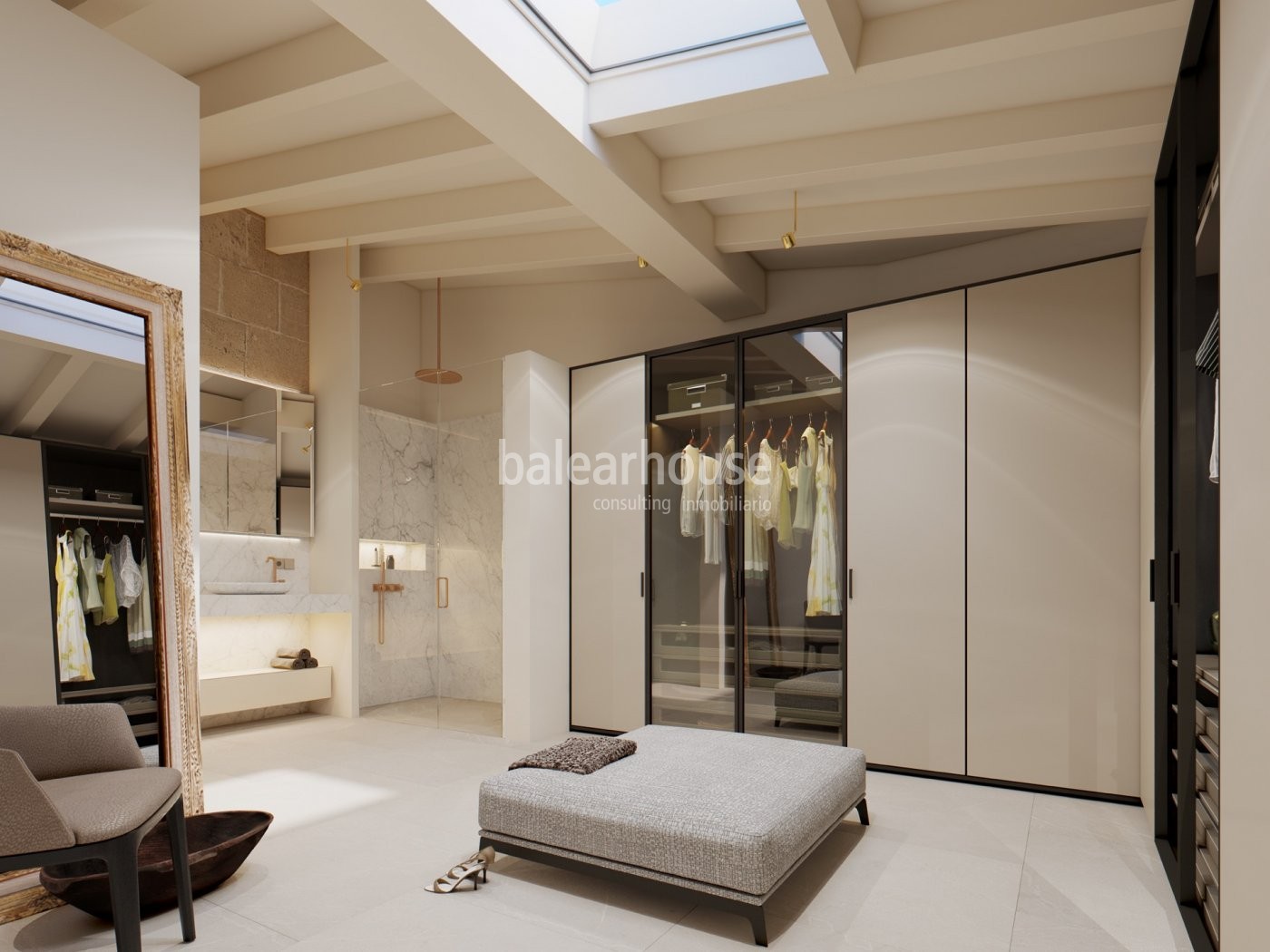 Elegante Maisonette-Wohnung in einem historischen Palast in der Altstadt von Palma.