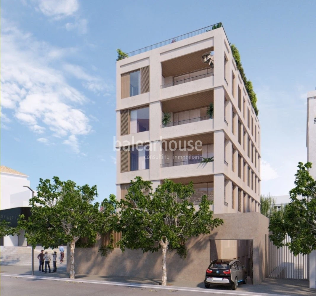 Excellent penthouse with swimming pool and private solarium in a green and quiet area of Palma