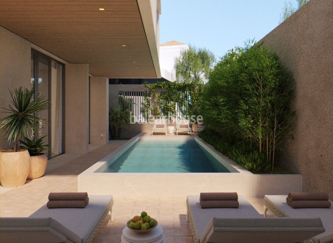 Excelente ático con piscina y solarium privado en un verde y tranquilo entorno de Palma