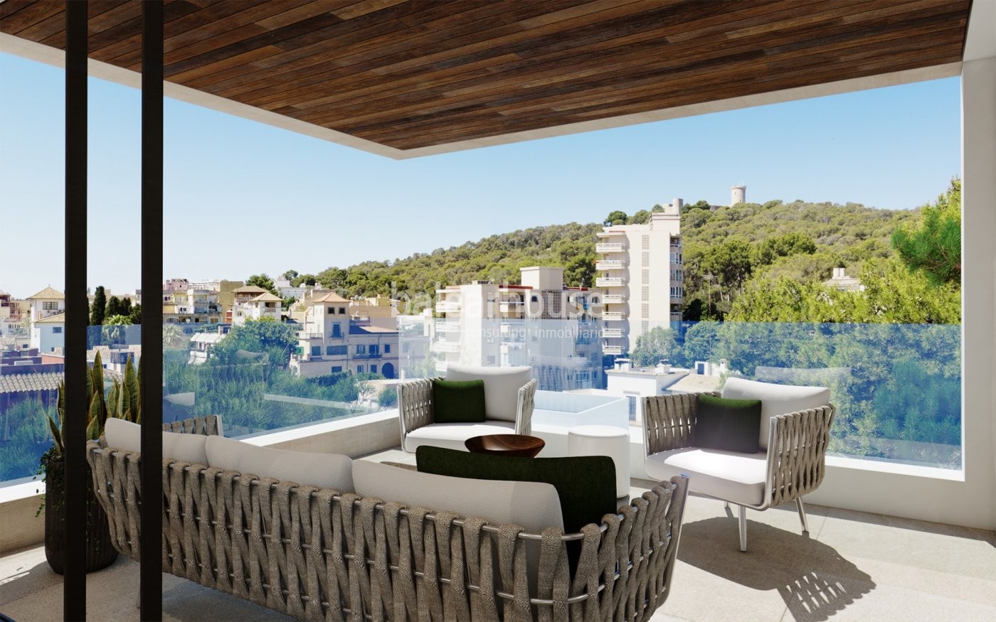 Neues modernes Wohnprojekt in Palma mit herrlichem Pool und Gartenanlage
