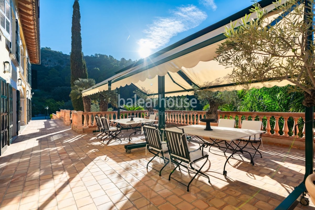 Spectacular estate in the Sierra de Tramuntana for lovers of luxury, comfort and nature.