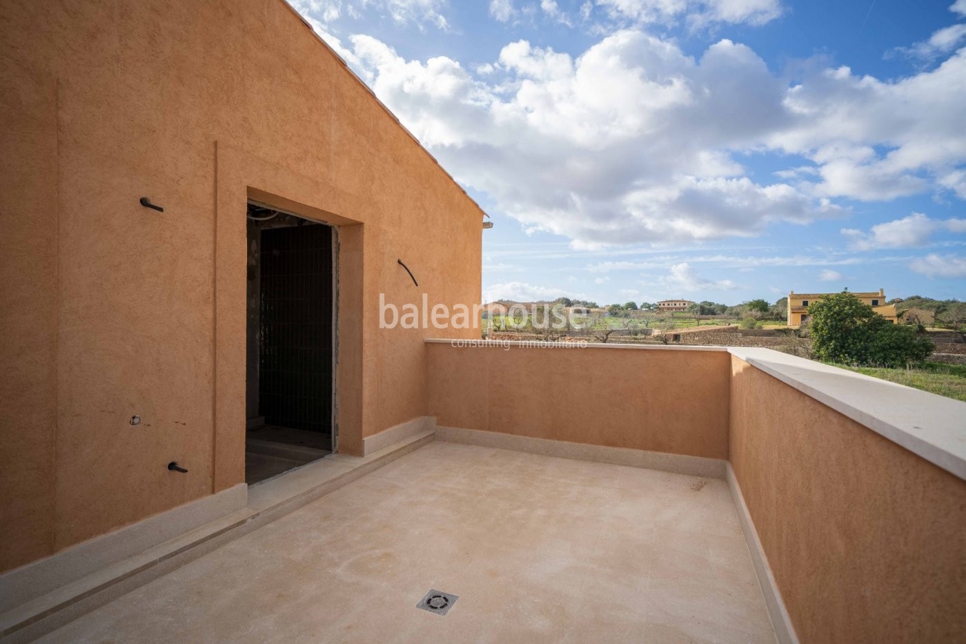 Large newly built finca full of light and comfort close to beaches in Santanyí