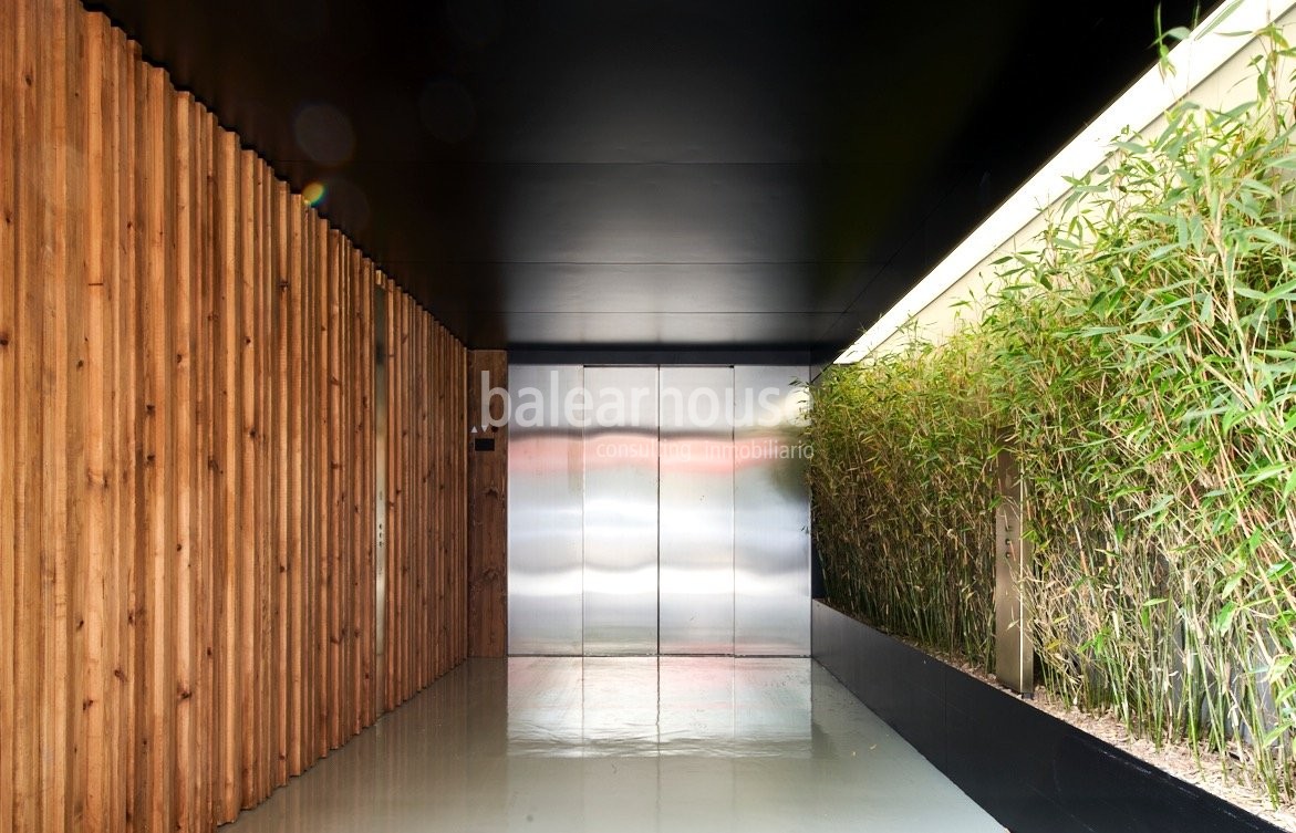 Spectacular penthouse with innovative architecture in Palma's privileged Paseo Mallorca.