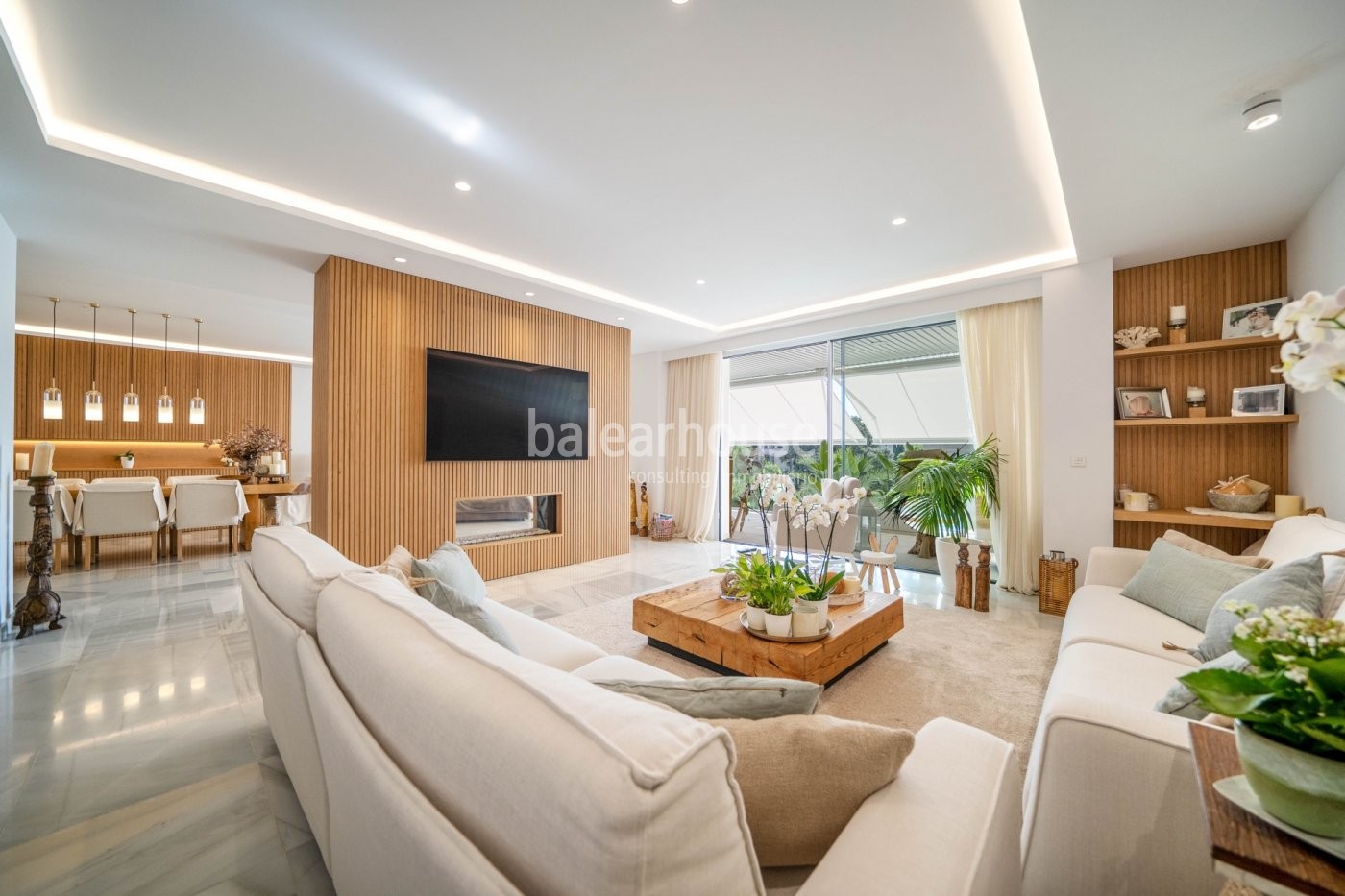 Excellent south-facing flat in Palma in a well-kept complex next to the golf course.