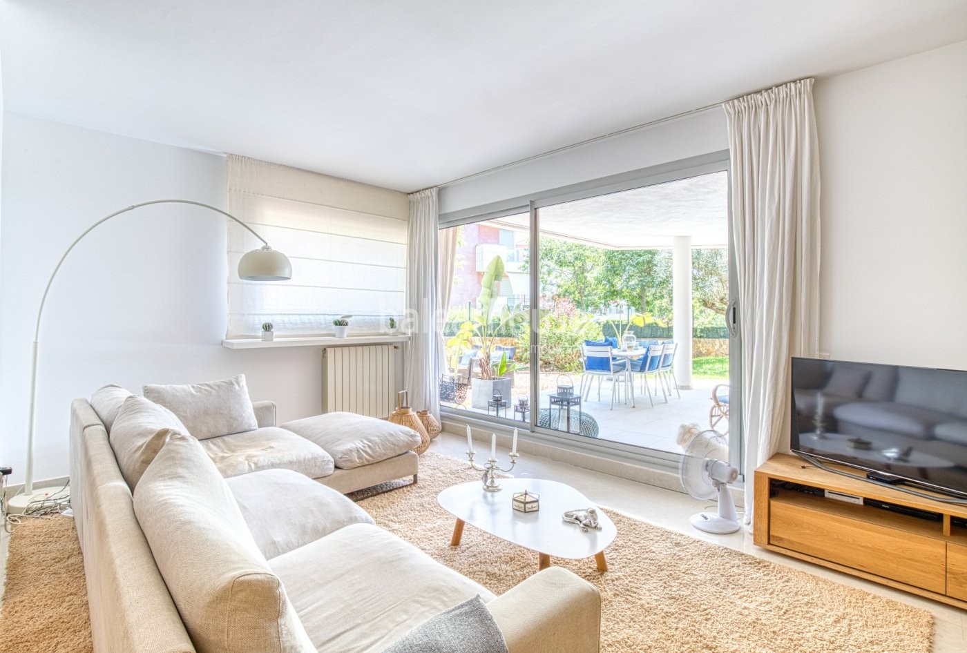 Impresionante planta baja con jardín en lujoso complejo residencial en Sol de Mallorca