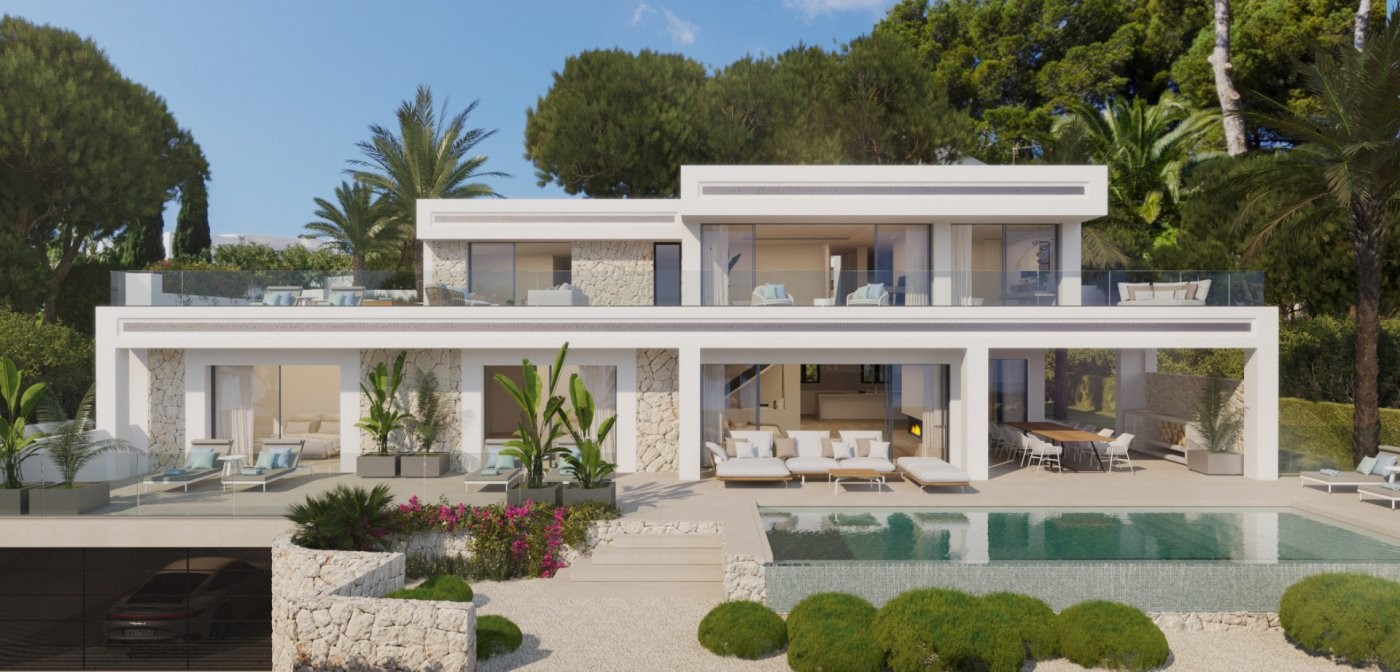 Spectacular designer villa with sea views in Sol de Mallorca